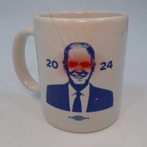 HF Coors Dark Brandon Coffee Mug Unisex OS White Blue Red Laser Eyes 2024 USA
